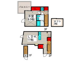 CACHETTEの物件間取画像